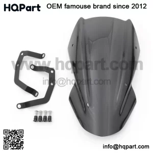 Kawasaki 650 017-up BS indshield creen indscreen ith racket lack