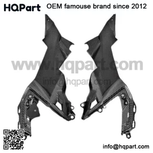 Kawasaki 650 020-2023 arbon iber nder ank anels rotective overs