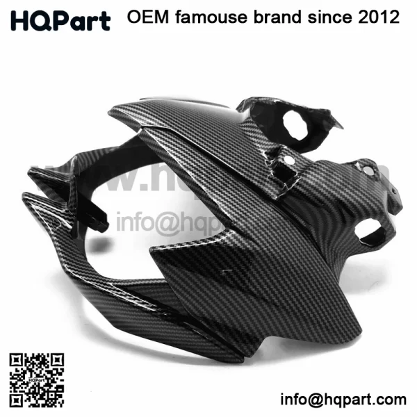Kawasaki 650  50 020-2021 arbon iber ront ose eadlight airing et - Image 3