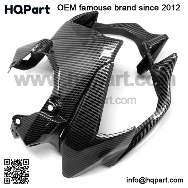 Kawasaki 650  50 020-2021 arbon iber ront ose eadlight airing et - Image 5