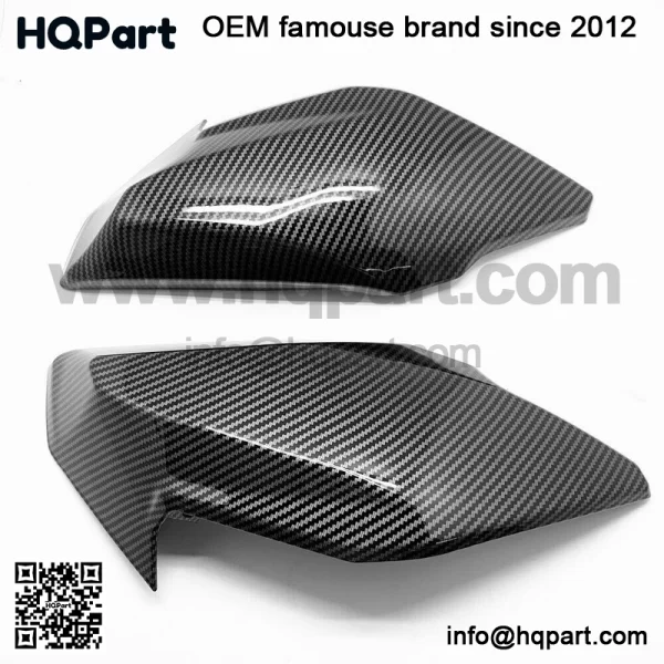 Kawasaki 650 017-2019 arbon iber ront ide ank as airing anel owl - Image 2