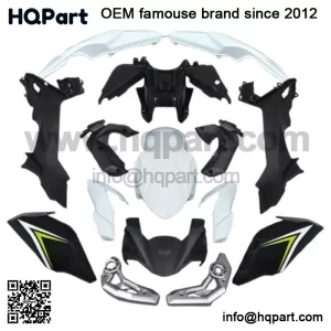 Kawasaki 650 017-2019 lack hite ellow airing odywork njection BS