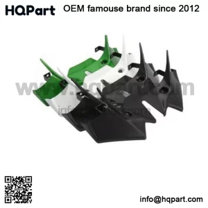 KAWASAKI 650 port ownforce aked ront poilers ing it