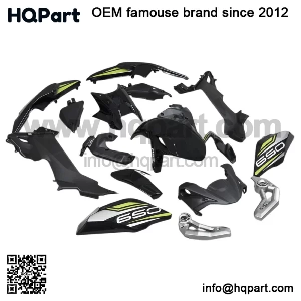 Kawasaki 650 017-2019 njection BS lastic odywork airing eplacement - Image 2