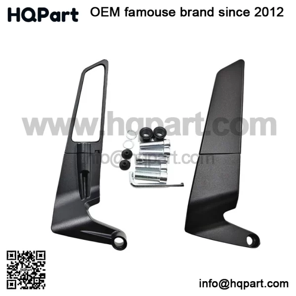 Kawasaki 900 1000 800 650 otorcycle ind ing ear iew ide irrors - Image 2