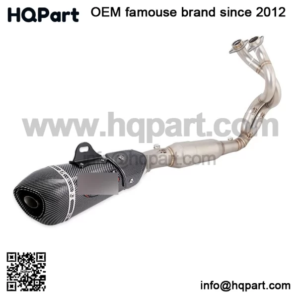 Black xhaust ystem or awasaki 650/Ninja 50 2023-2025)  eader/Muffler