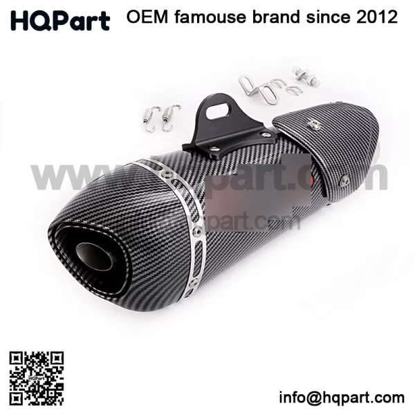 Black xhaust ystem or awasaki 650/Ninja 50 2023-2025)  eader/Muffler - Image 3