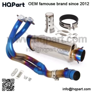 2022-2023 awasaki inja 50 650 650RS xhaust ystem ront ipe 1mm uffler