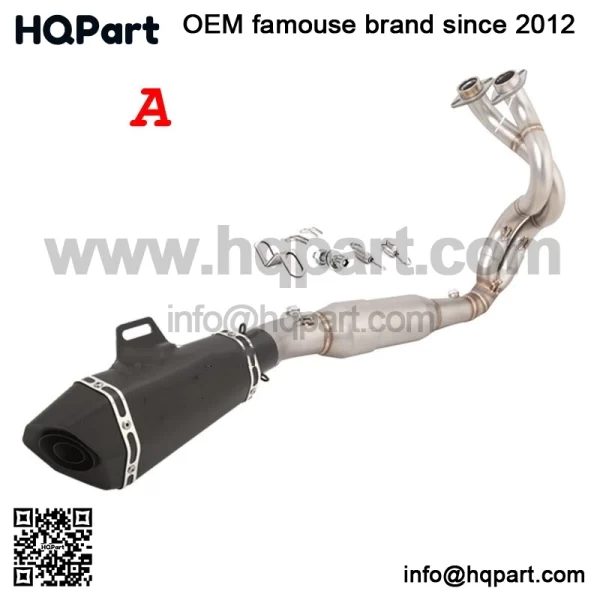 2024-2025 awasaki inja 50 650 ull ystem xhaust lack ips eader ipe - Image 2