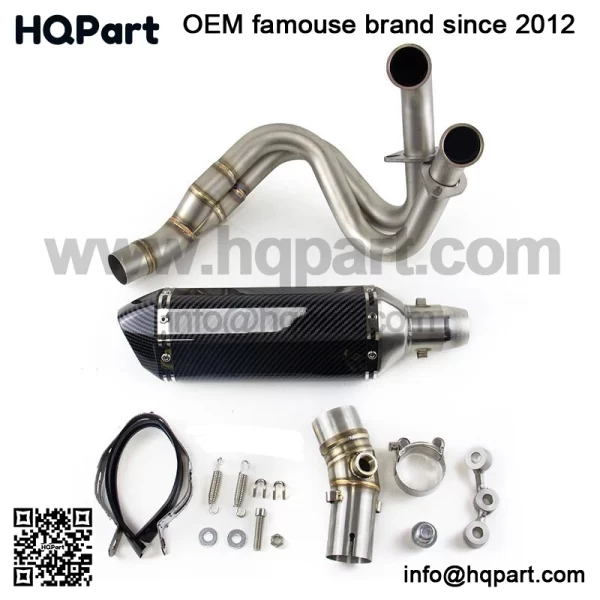 2012-2024 awasaki inja 50 650 xhaust ystem eader ipe uffler scape - Image 5