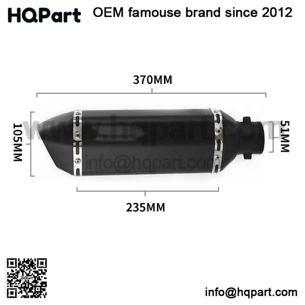Kawasaki 650 inja 50 023-2025 xhaust ystem eader ipe 1mm ufflers - Image 2