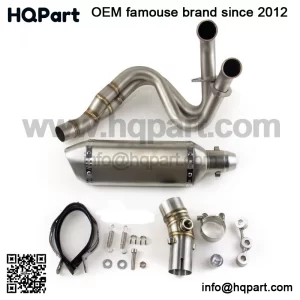 Kawasaki 650 inja 50 012-2024 ull xhaust ront ipe lip n ufflers et
