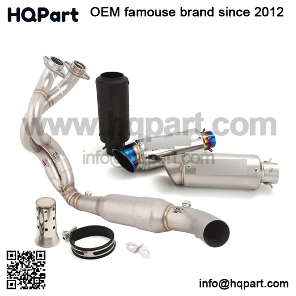 Kawasaki inja 50 650 023-2025 omplete ystem xhaust ront ipe uffler
