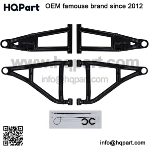 1.5″ Forward Offset A Arms for 2016-2021 Honda Pioneer 1000/1000-5 | Fit up to 28″ Tires | 1.25?? Tubing | New UHMW Bushings with Sleeves Preinstalled! | Full Camber Adjustability